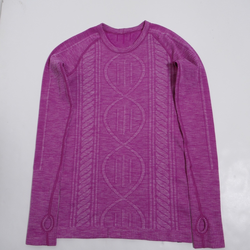 Lululemon Women's Rest Less Pullover Heathered Ultra Violet Size 4 Stretch
